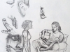Live Figure Studies (People Watching at St. John's College)